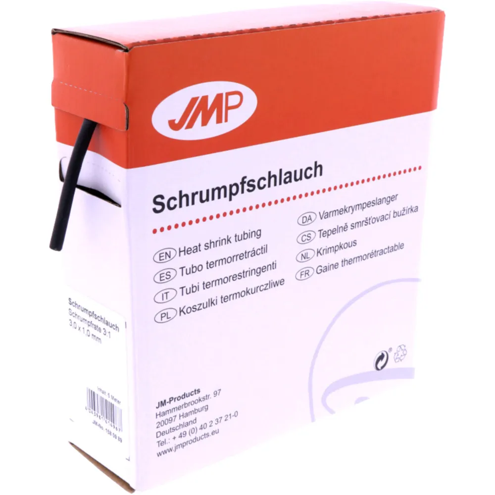 HEAT SHRINK TUBING 3.0MM JMP, 5M, SHRINK RATE 3:1_0