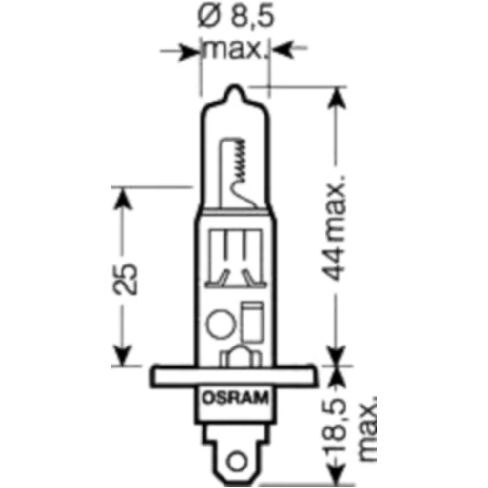 Lampe H1 24V70W Osram Truckstar pro_0