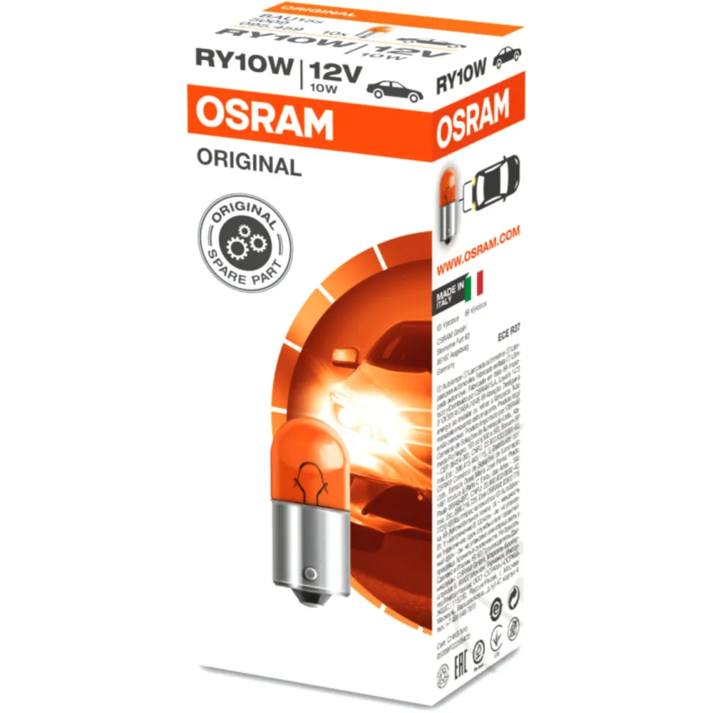 Lampe 12V 10W BAU15S Osram JMP 1590319 passend für: Piaggio Lib