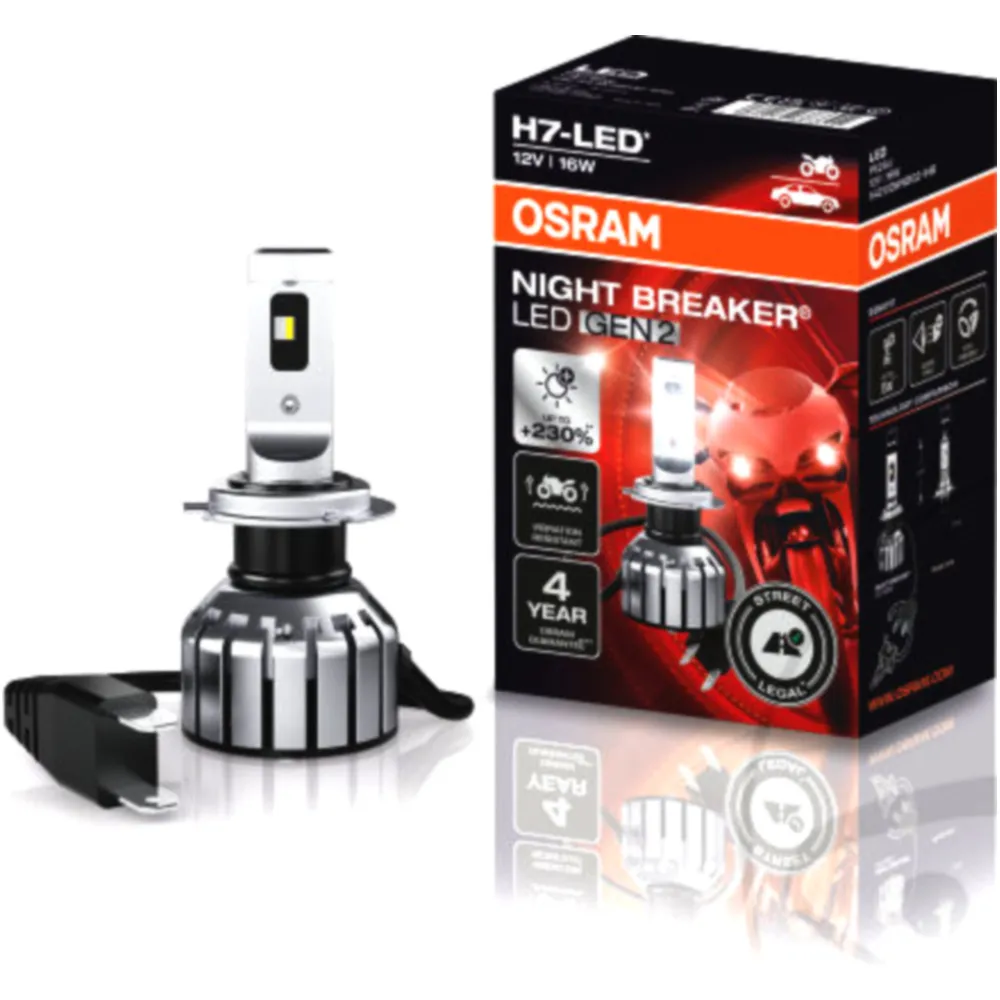 Bulb night breaker led motorcycle led/H7 gen 2 for: BMW R_1