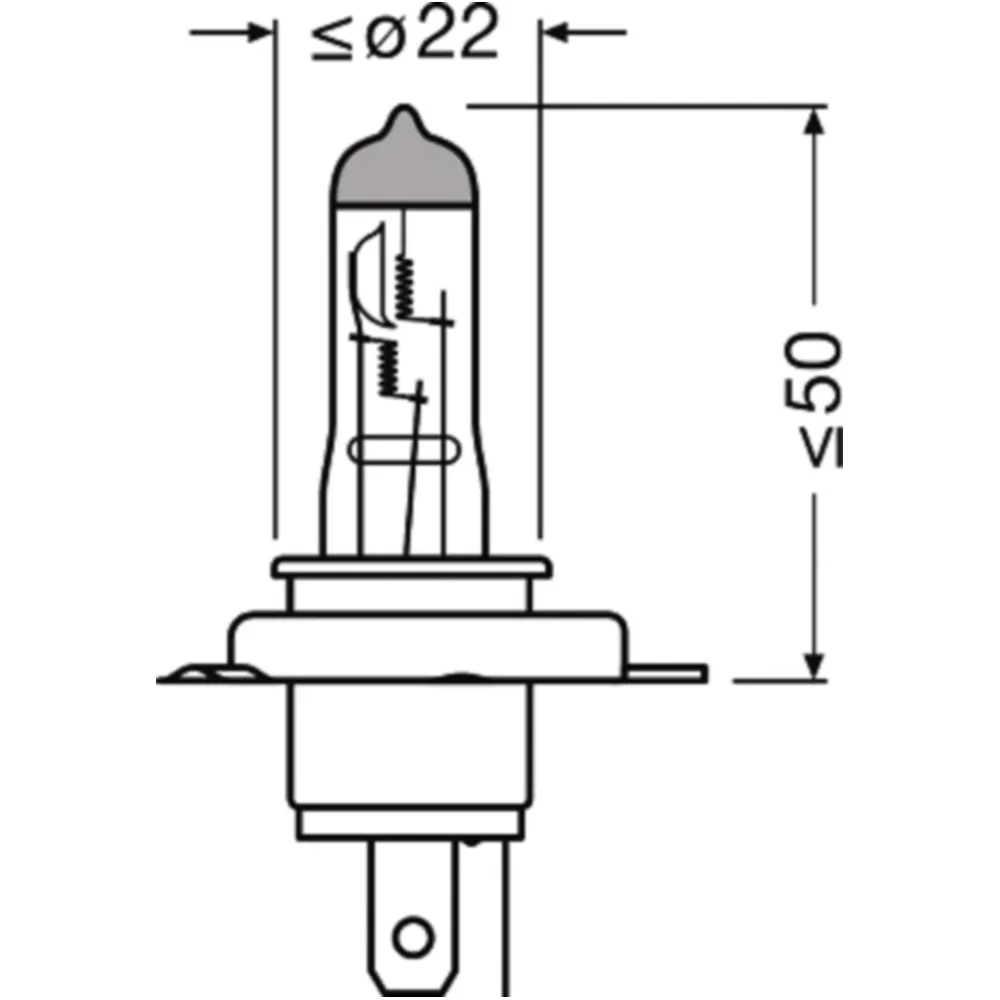H19 Halogen Bulb 12V 60/55W OSRAM_1