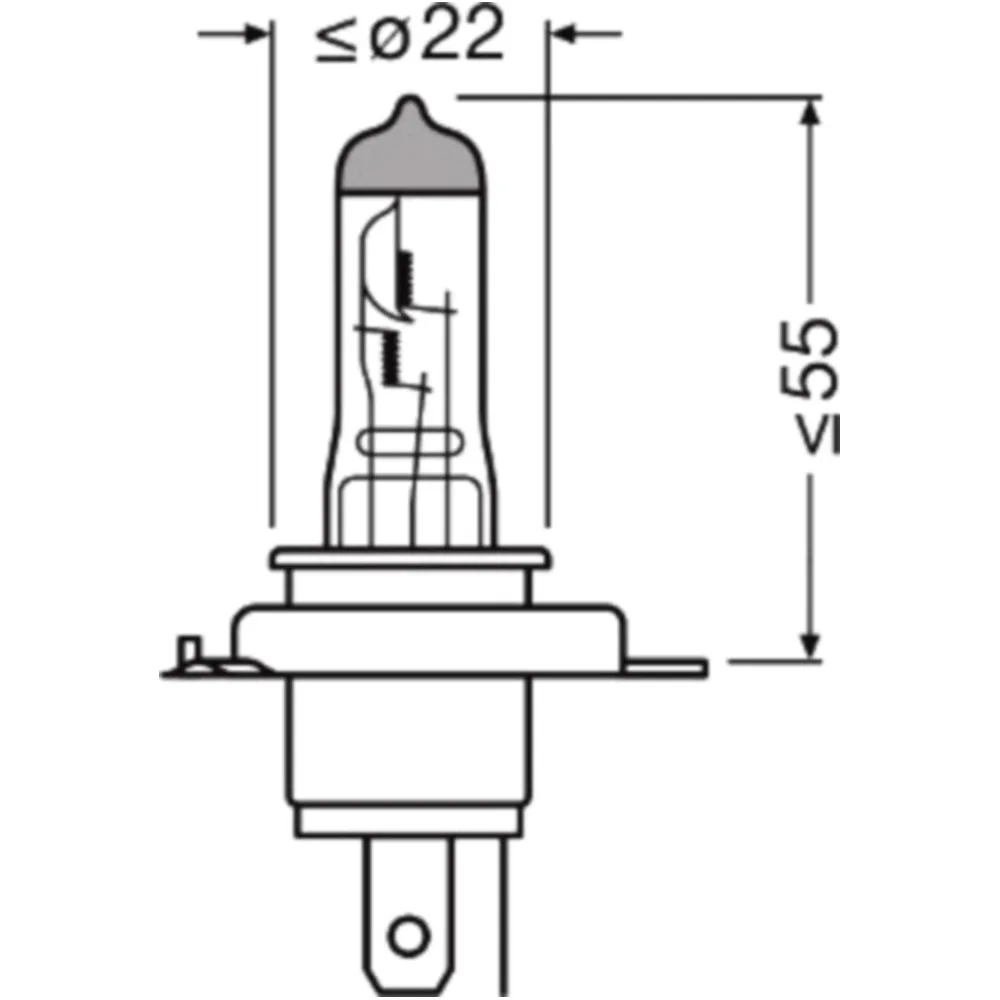 Lampe H4 12V60/55W für Osram Duo Night Breaker Laser_1