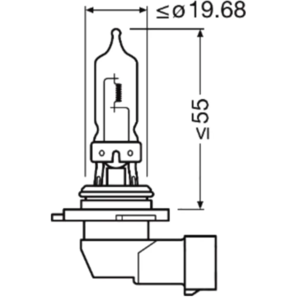 Lampe HB3 12V 60W Osram für Motorräder_1