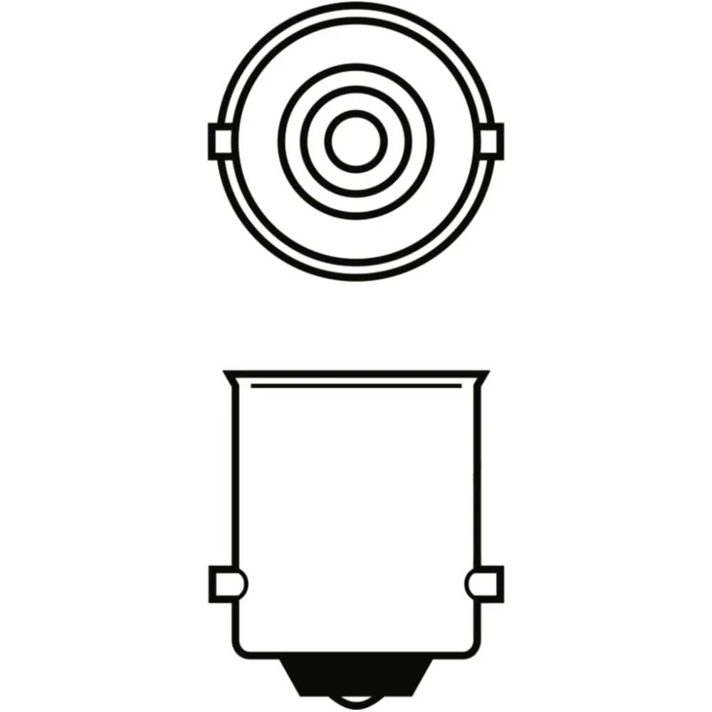 Lampe 12V21W BA15S gelb passend für: BMW R, K, C, C1_1