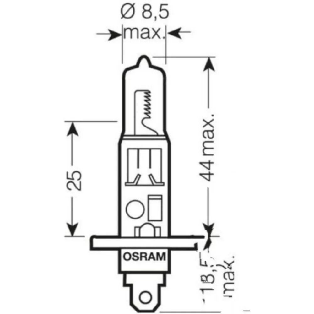 Bulb h1 12v55w single blister pack_1