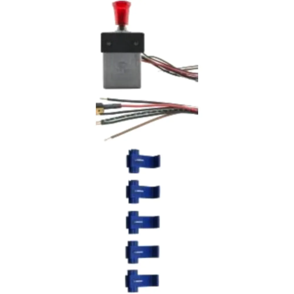 12V Warning Light Switch without Splash Protection for Motorcyc