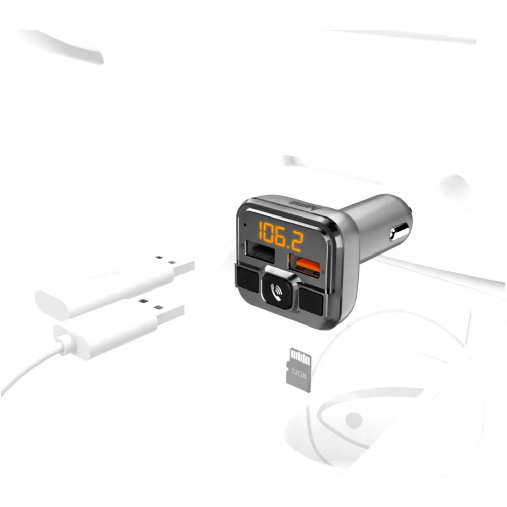 Bluetooth FM Transmitter with Hands-Free Function + Comfort_0