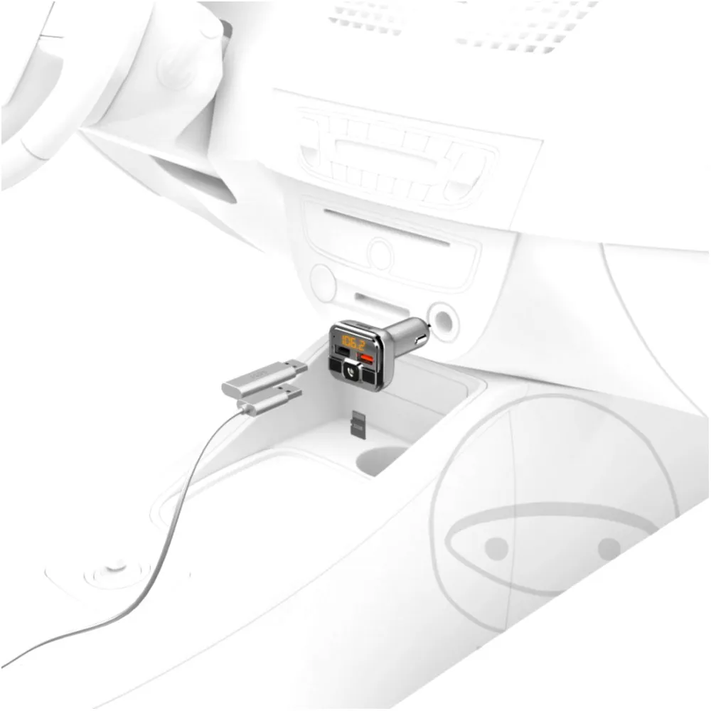 Bluetooth FM Transmitter with Hands-Free Function + Comfort_1