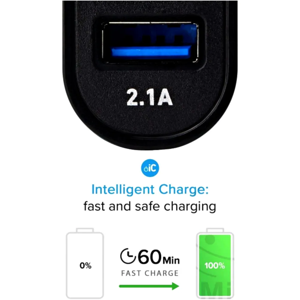 USB KFZ-Ladeadapter mit 3A Typ-C und 2.1A USB-Ausgang_1
