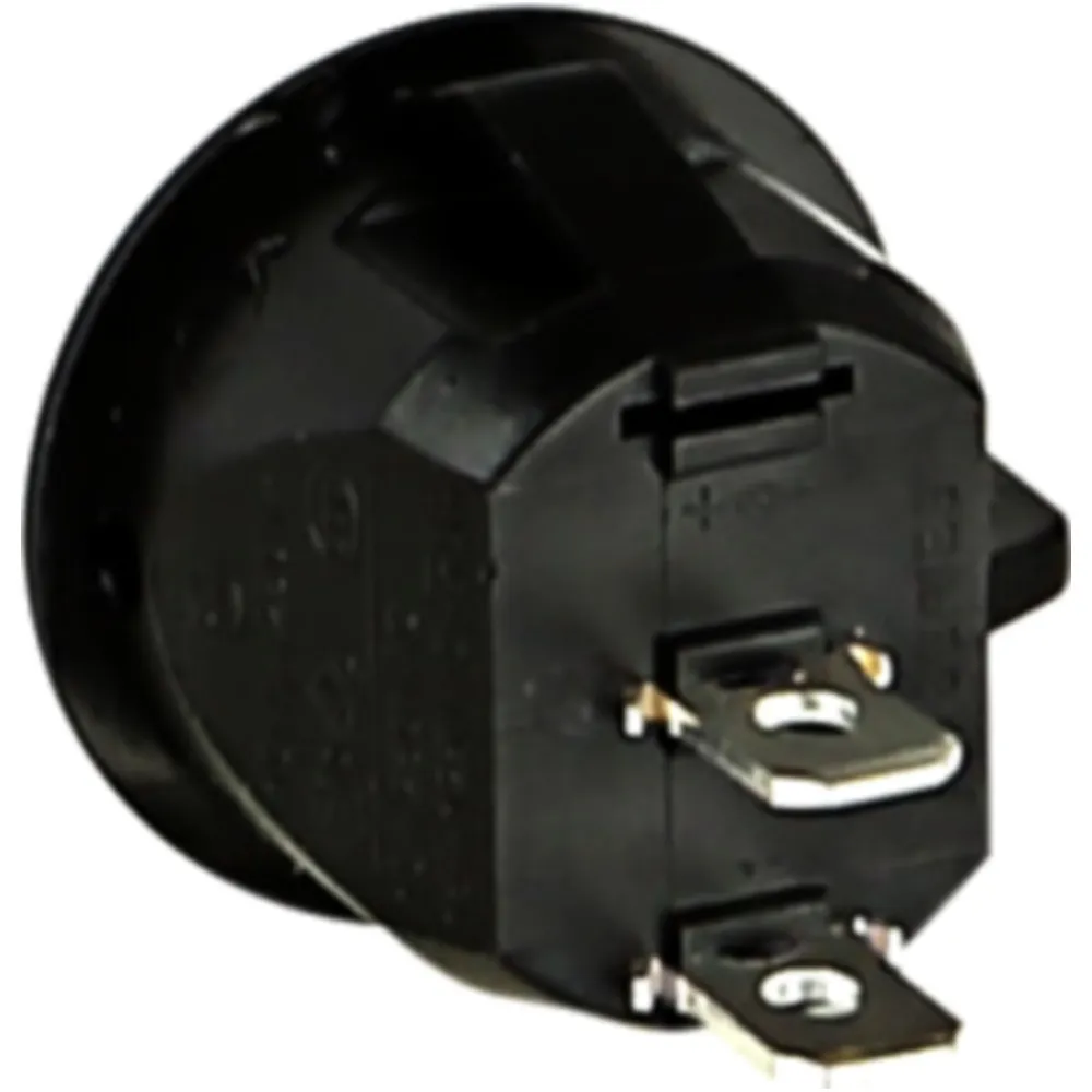Round ON/OFF Switch Black for Motorcycles_0