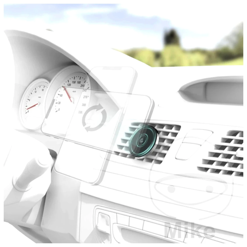 Magnetic Vent Mount "Lock" for Smartphones – Compatible with iP
