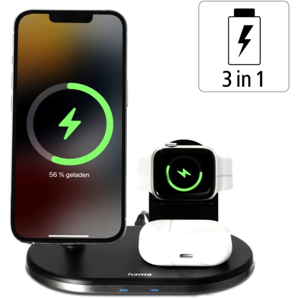 Wireless Charging Station for 3 Apple Devices_0