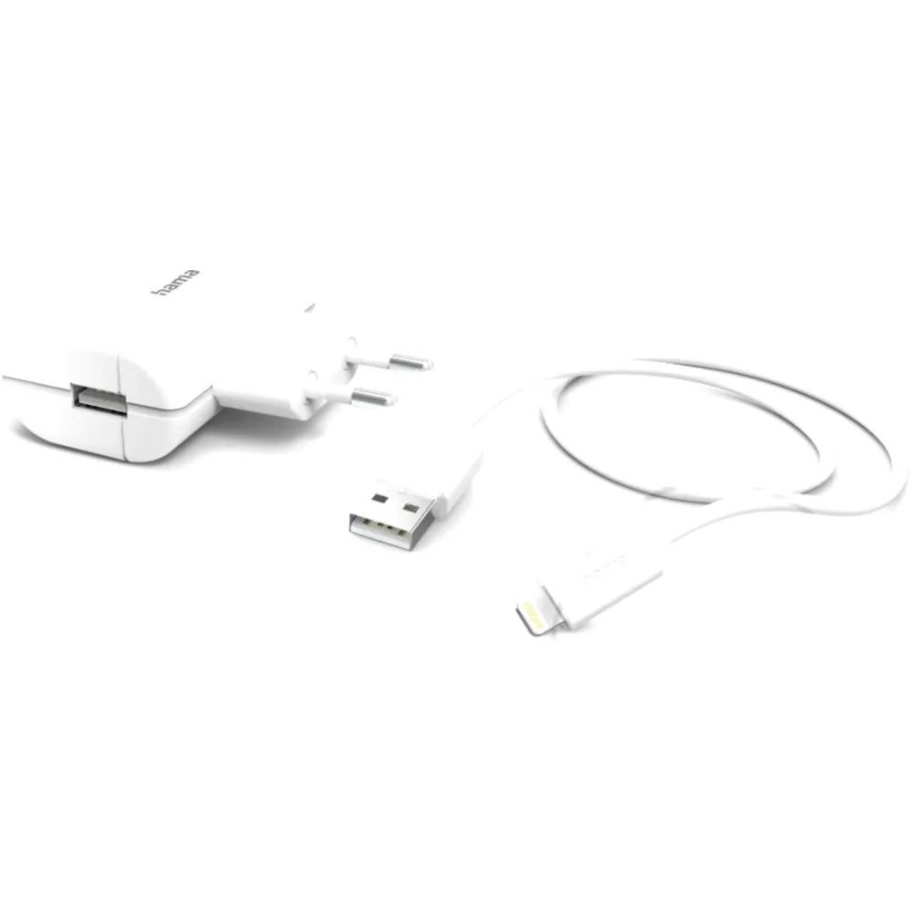 Ladegerät 230V-LIGHTNING 2.4A 12W für Apple_0