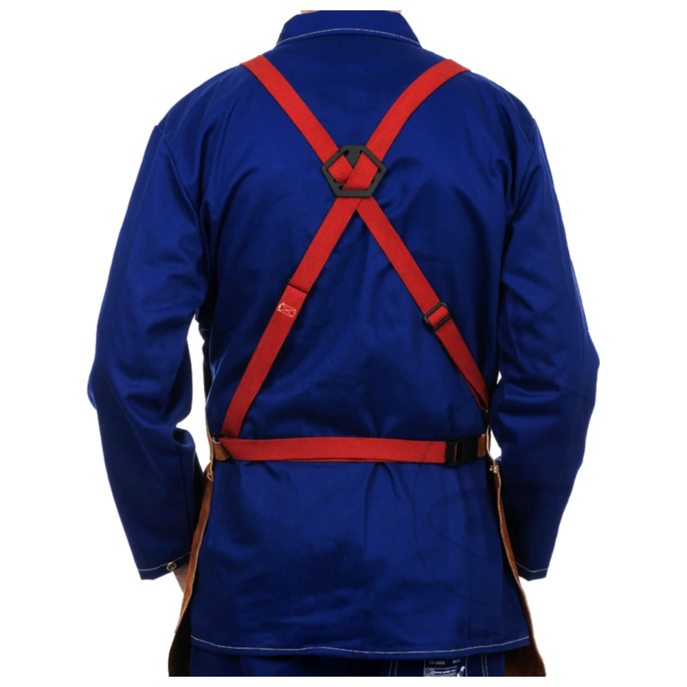 Lava Brown™ Welding Apron for Enhanced Safety_0