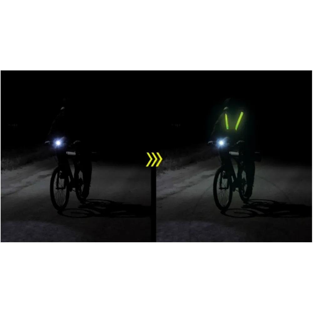 Easypix Streetglow LED Weste für Fahrräder und Motorradfahrer L
