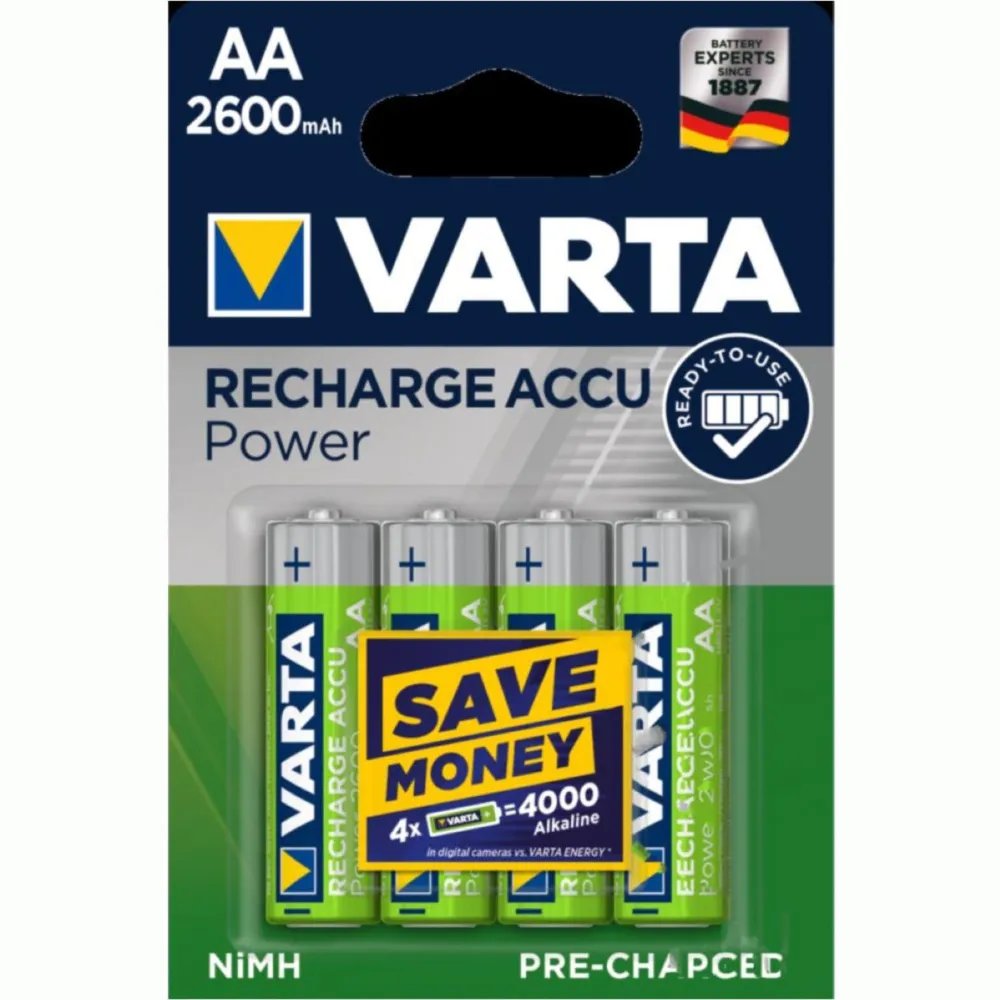 Akku-Gerätebatterie Mignon Ni-MH Varta 05716101404_2