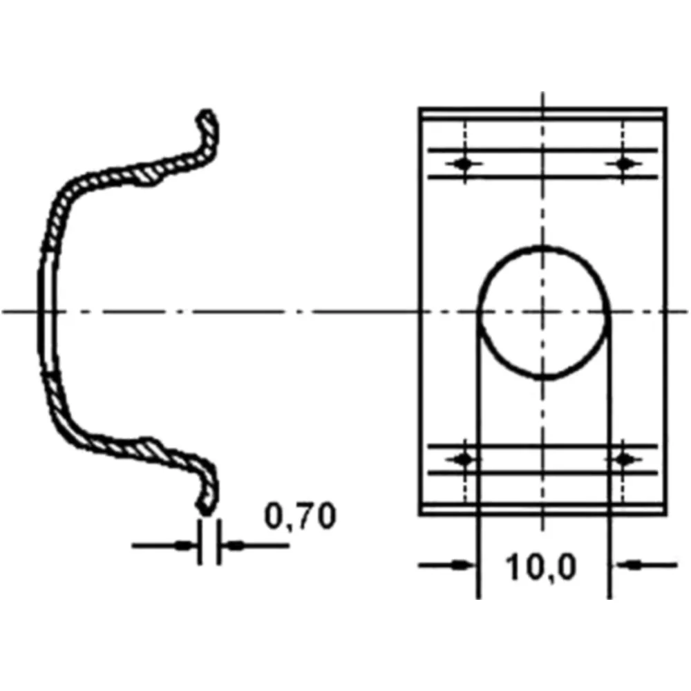 Bremsschlauch Halter für: BMW, Ford, Mercedes-Benz_0