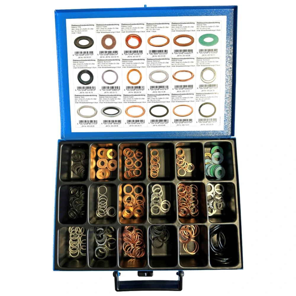 Sealing Ring Assortment for Oil Drain JMP Top 18, 251 Piece_1