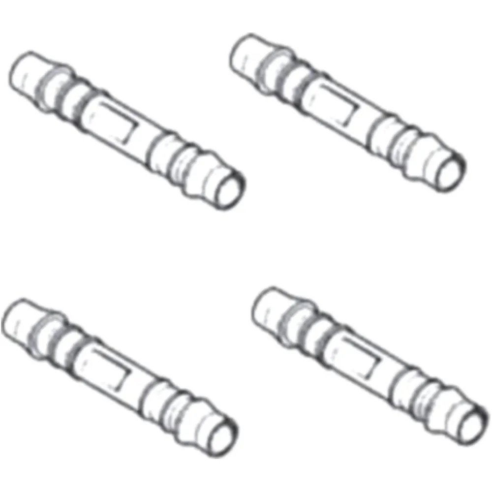 Straight Plastic Connector 4pcs GS16 Refill Pack for Cooling Ho