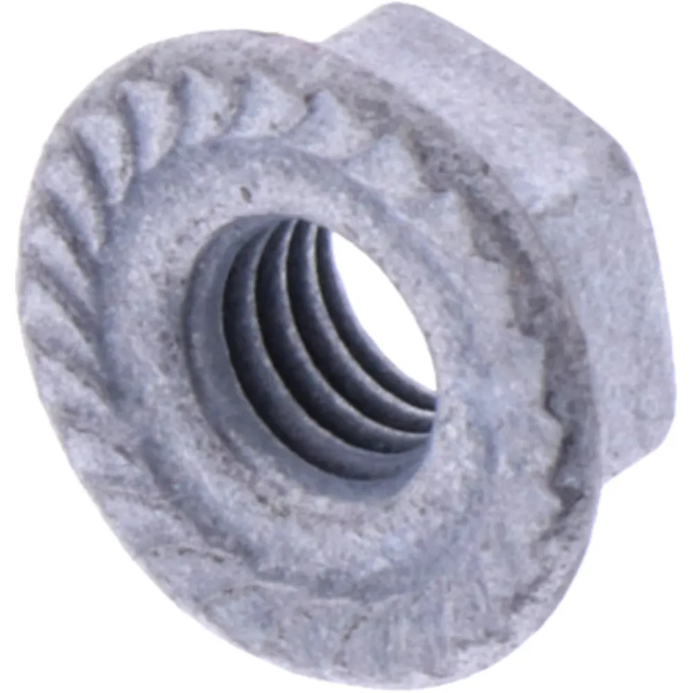 Galvanized Locking Nut M6 - Pack of 5 Pieces_0