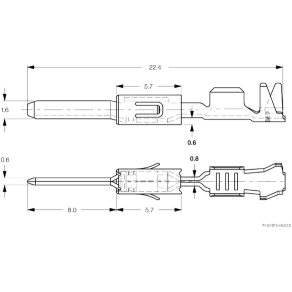 Flachstecker 1.6mm für 0.5-1.0 mm²_0
