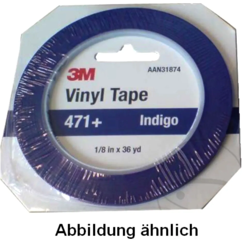 3M™ Scotch® Contour Tape 471+ for motorcycles, 9 mm x 33 m, blu