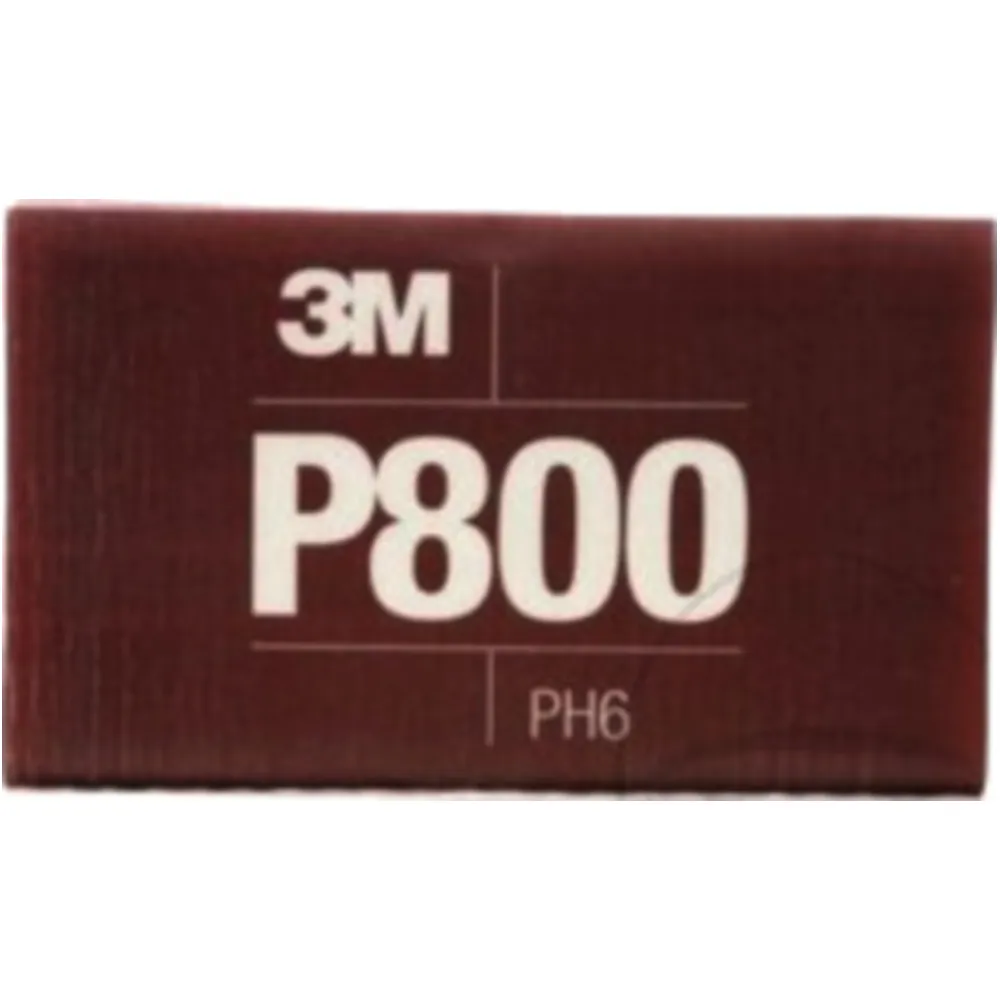 Sanding Paper Strips K800, 25 Pieces, 140X171MM, Brown with Pad