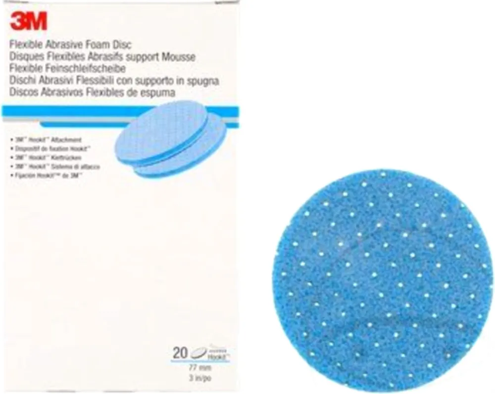 Fine Sanding Discs K1000 3M 77mm Flexible Hookit_2