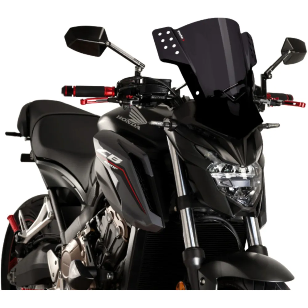 Scheibe Rafale Puig dunkel passend für: Kawasaki Z, W, ER - 6N,