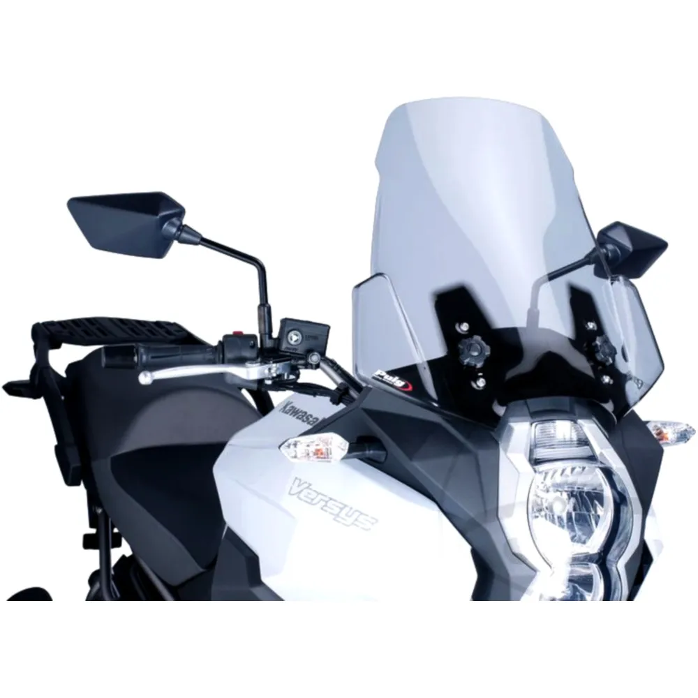 Touring screen PUIG smoke grey for: Kawasaki KLE, KLZ_0