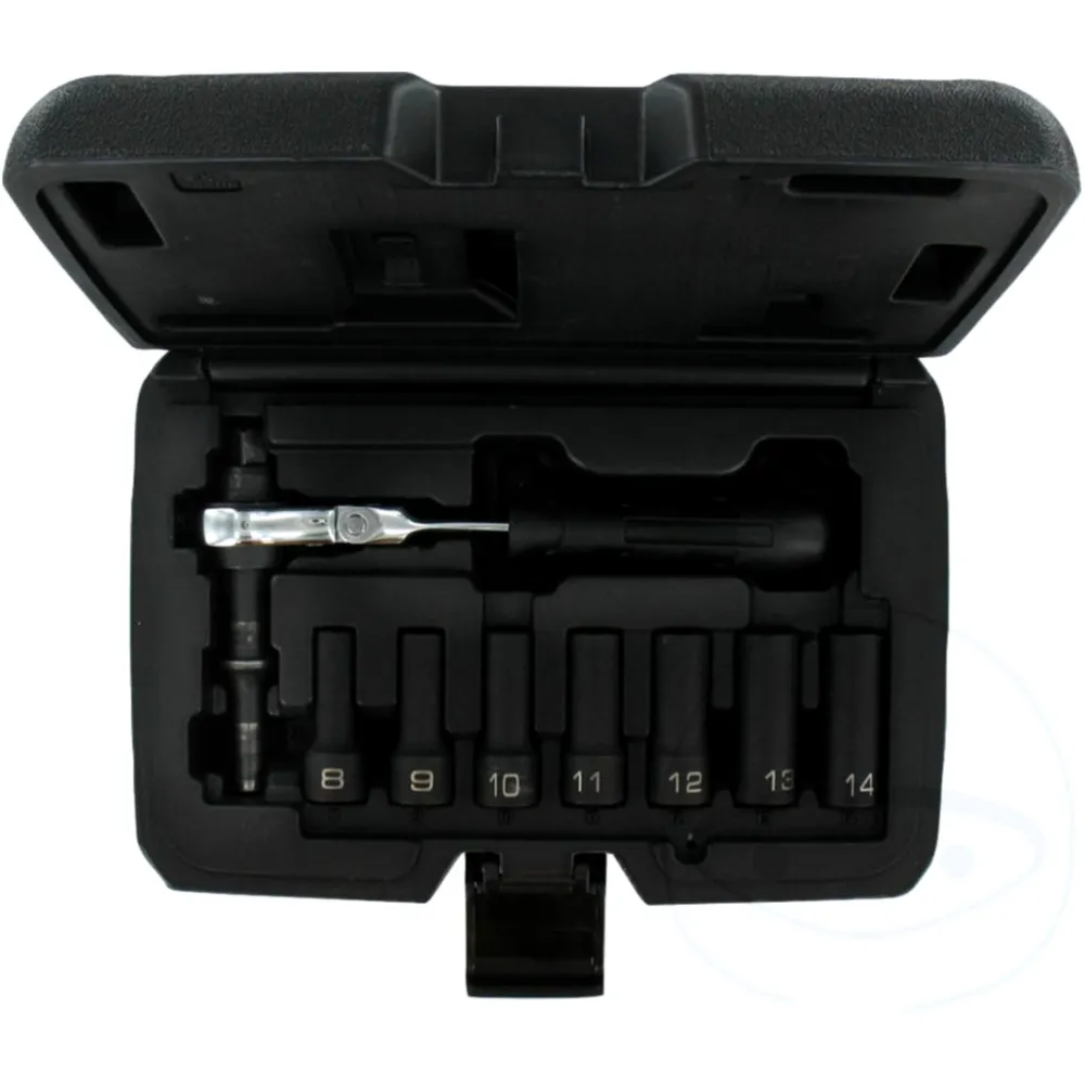 3/8” Impact Socket Set with Universal Joint for Motorcycles_0