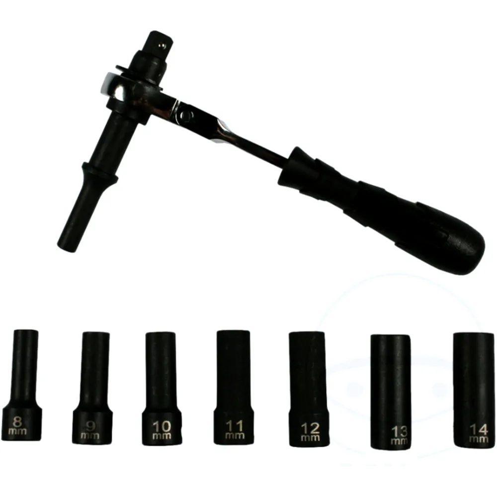 3/8” Impact Socket Set with Universal Joint for Motorcycles_1
