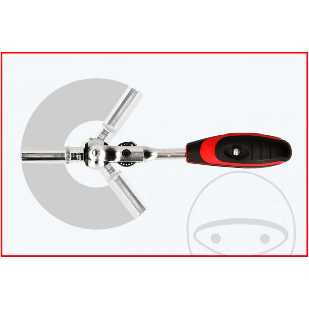 REVERSIBLE RATCHET 1/4 MINI T-HANDLE WITH SWIVEL HEAD_0