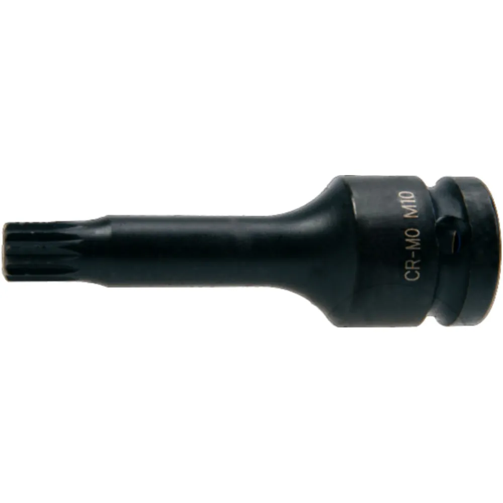 Impact Socket Set XZN 1/2" 75 mm 9 Piece M4-M16_0
