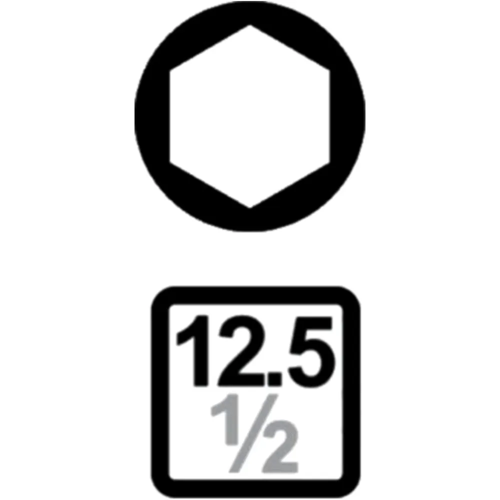 1/2" Hex Socket 17mm Length 75mm_0