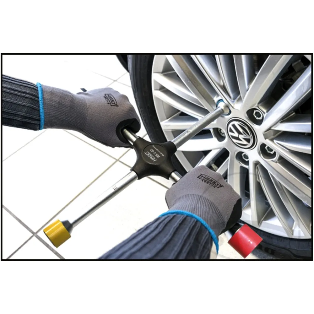 Cross Wrench 17X19X21X1/2 with Colored Protective Sleeves for C