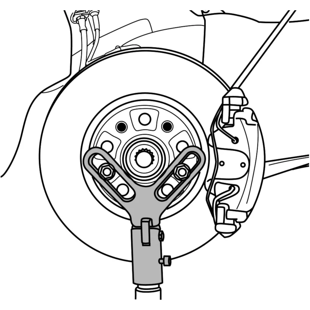 Abstützvorrichtung Radnabe für Getriebeheber D=30MM_0