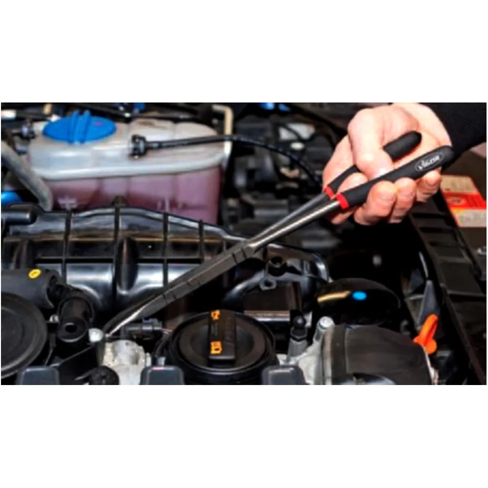 Vigor Flat Nose Pliers 45° for Tight Spaces_1