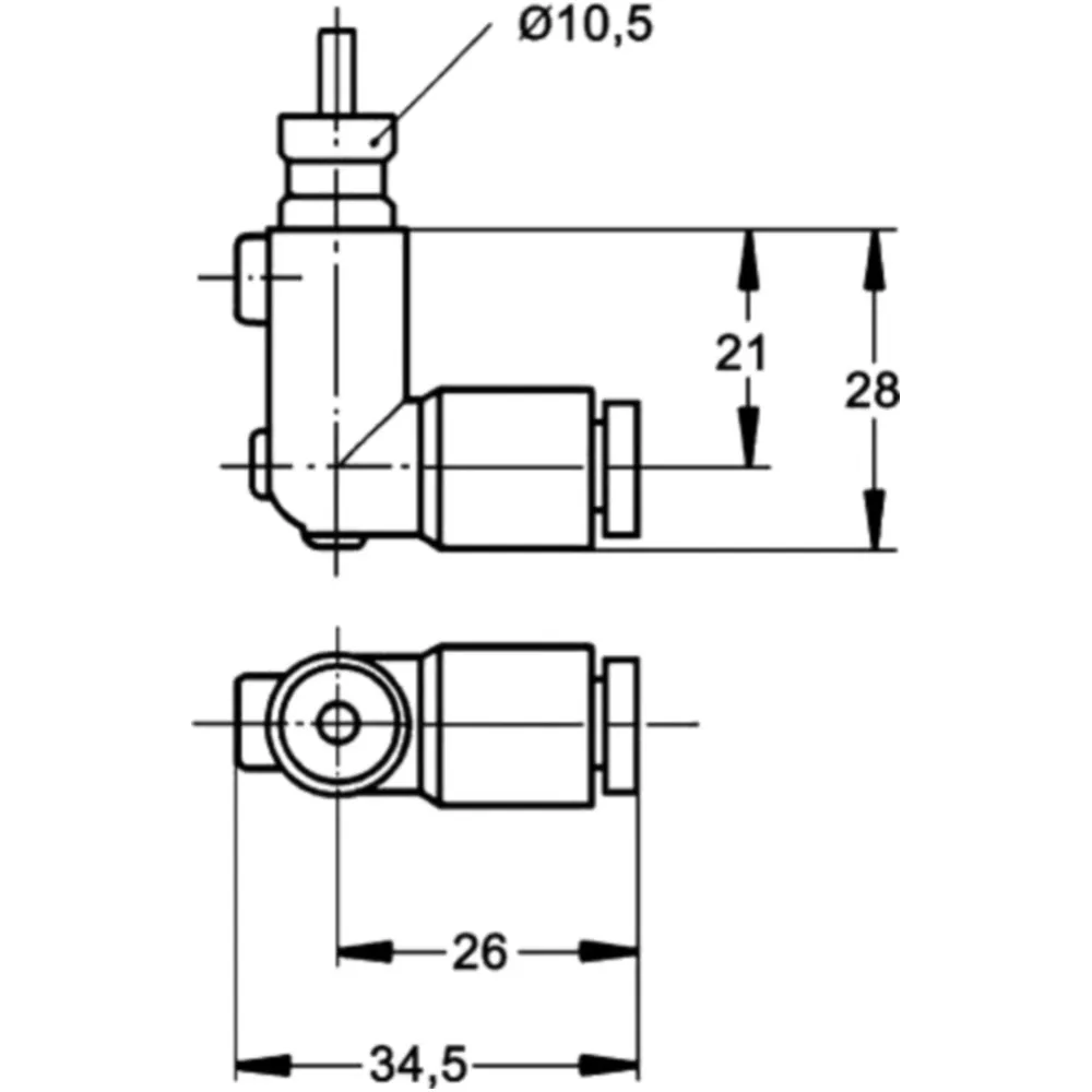 EV 3-WHITE Relief Valve for Pressure Switch MDR 3_0