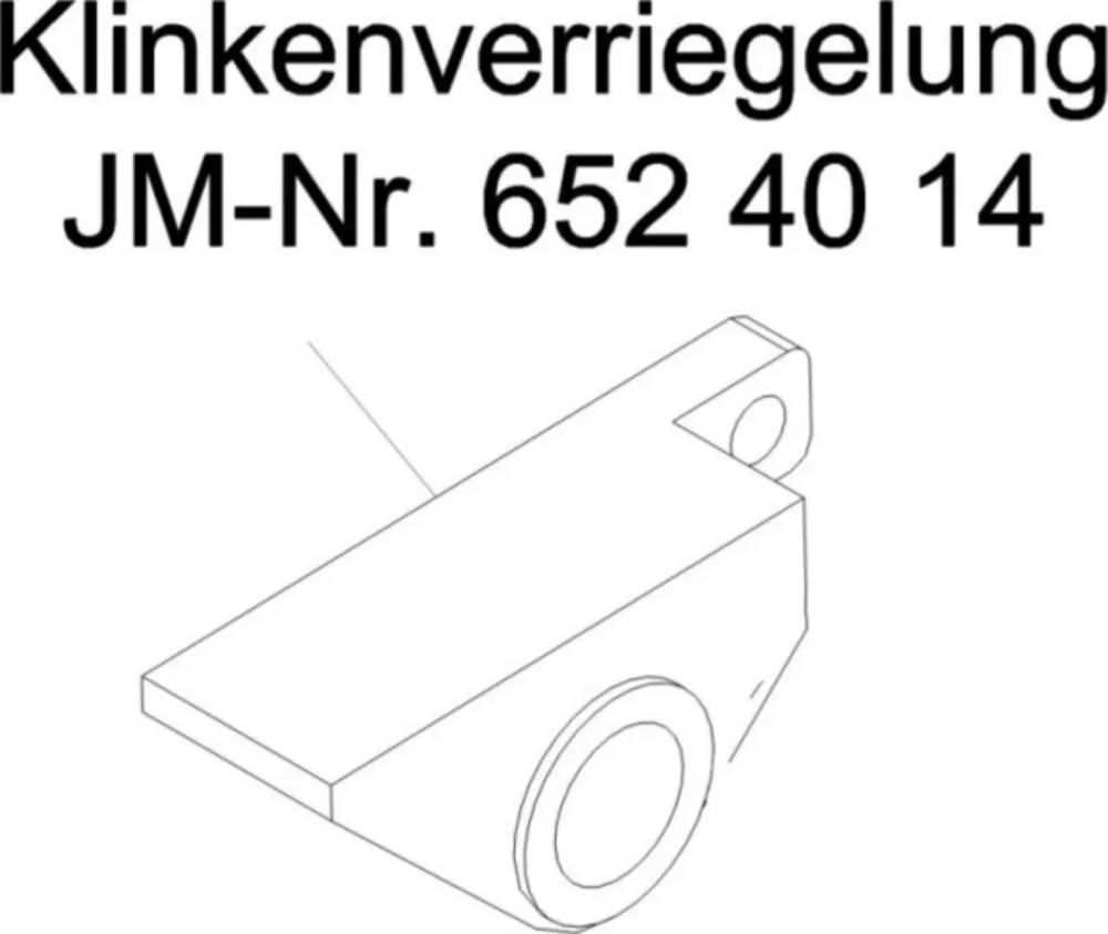 Klinkenverriegelung für JMP Fox 4000 H_0