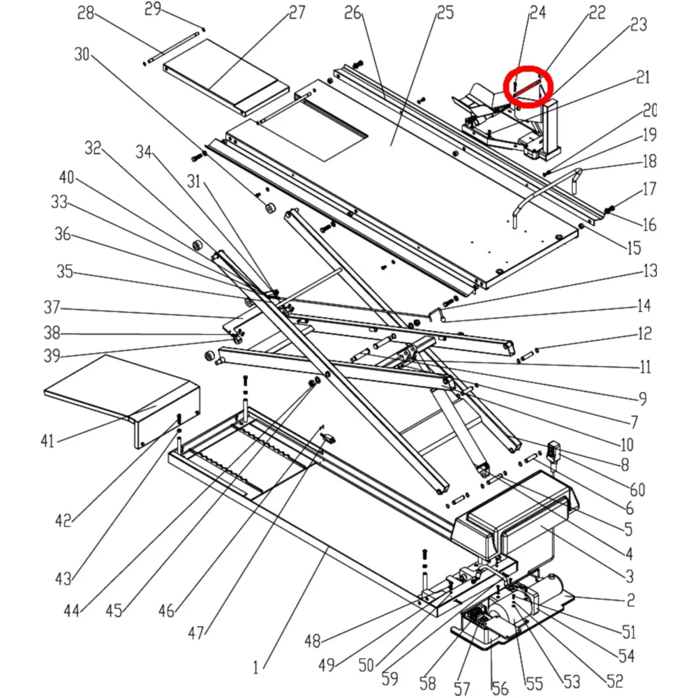 JMP Radhalter-Buchse für Hebebühne 500 / Lux_0