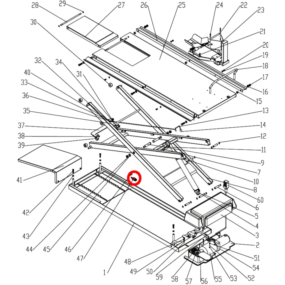 Hebebühne Endschalter für JMP 300 / 500 Lux_0