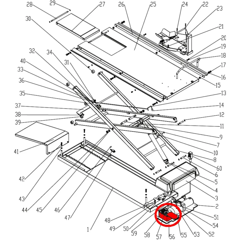 Hebebühne Verteilerdose für JMP 500 / Lux_0