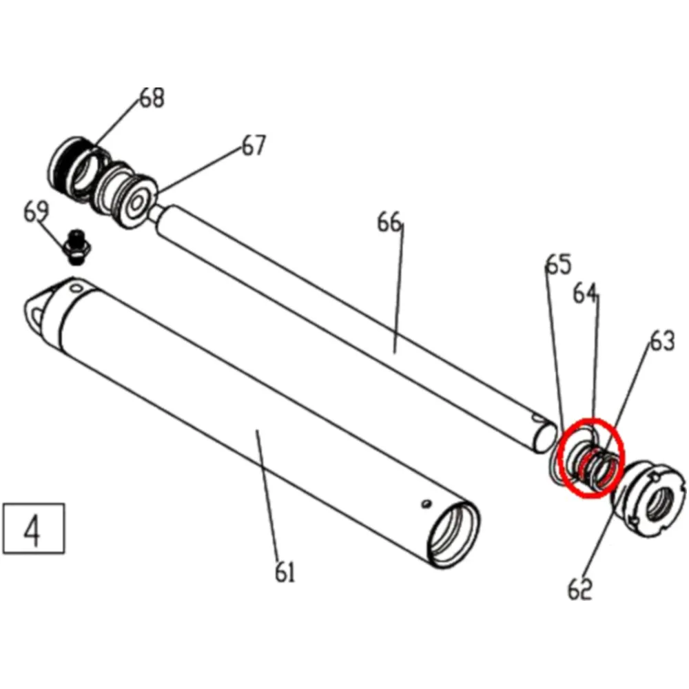 Cylinder Rod Seal for Electric Motorcycle Lifts_0