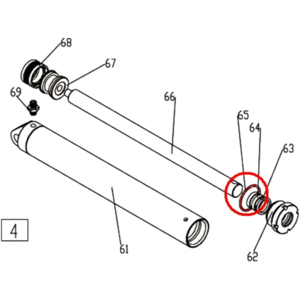 JMP Hydraulikdichtung O-Ring für 500 / LUX_0