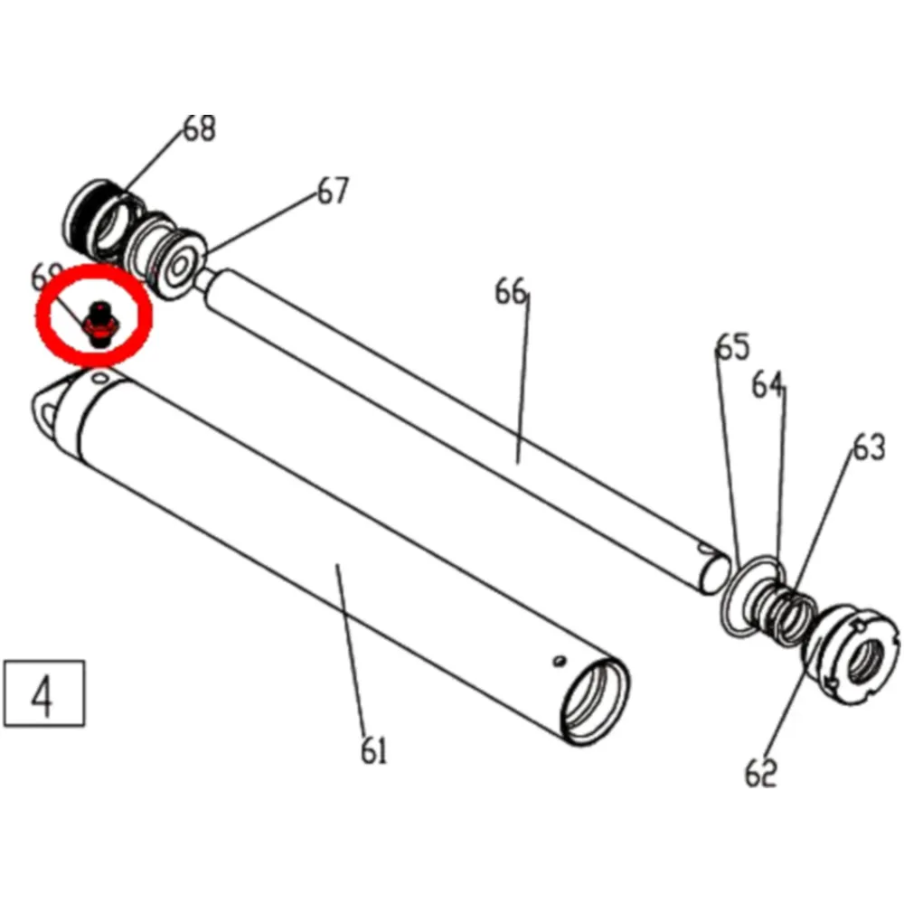 Hydraulikverschraubung für JMP500 Lift_0