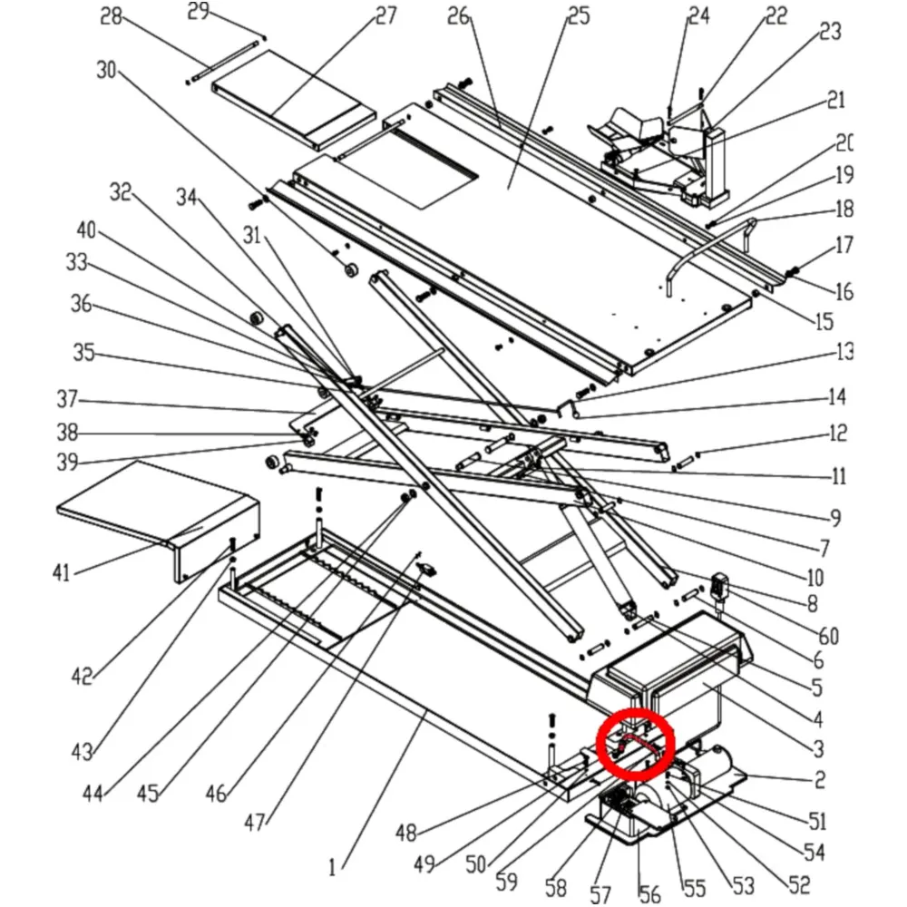 600mm Hydraulic Hose for JMP 500 / LUX_0