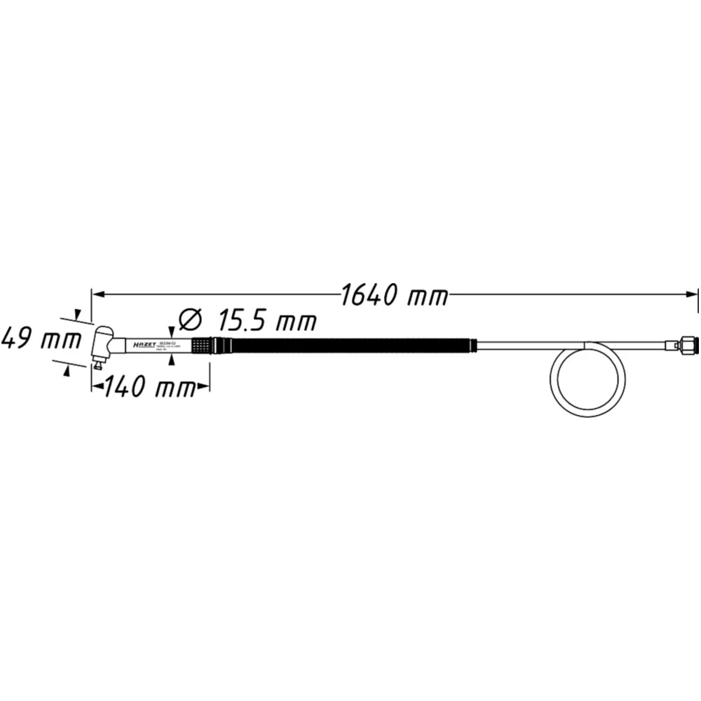Hazet ANGLED Micro Grinder 3MM_0