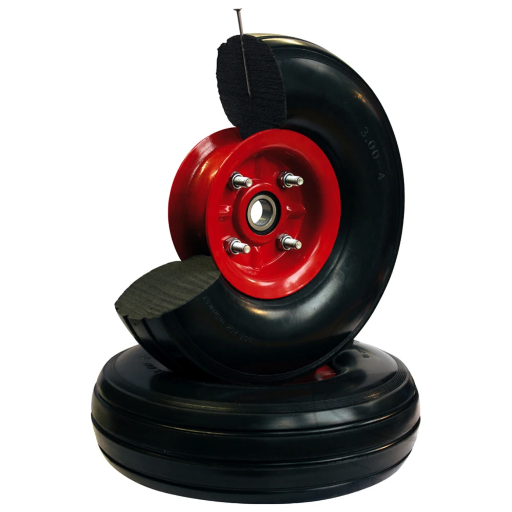 Puncture-Proof Wheel 260 X 85 mm Black for Motorcycle_0
