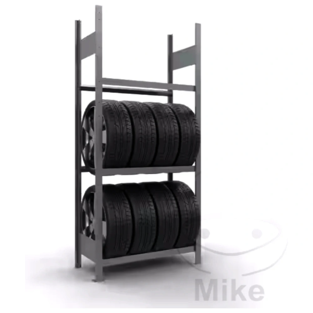 Tyre Rack with 3 Levels, Galvanized_0